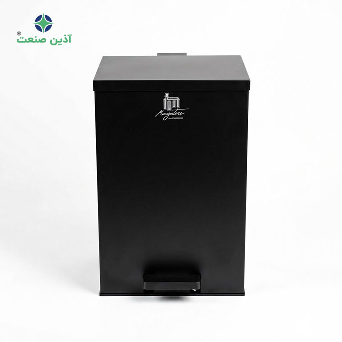 سطل پدالدار مستطیل SQ26 - مشکی