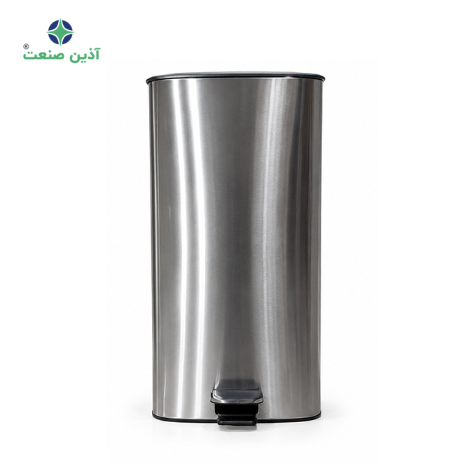 سطل پدالدار مربع SQ30L - استیل مات