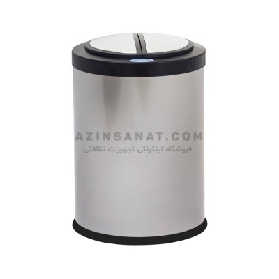 سطل استیل اتوماتیک 20 لیتری درب پروانه ای B200