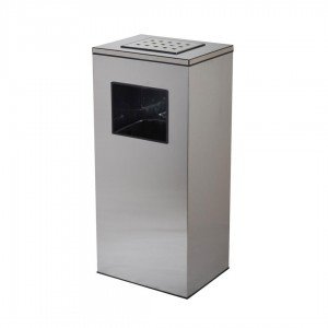 سطل زیر سیگاری چهارگوش 750S-استیل