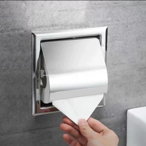 جا دستمال توکار استیل GREEN A110