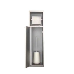 مخزن چندکاره رول دستمال توالت M500-استیل