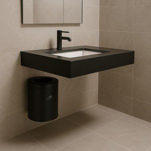 سطل 5لیتری استیل دیواری حفره دار W-50