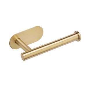 پایه دستمال رول کوچک چسبی T70 - طلایی