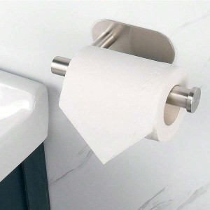 پایه دستمال رول کوچک چسبی T80  - استیل
