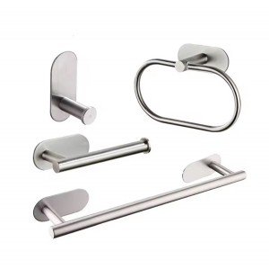 ست لوازم سرویس بهداشتی چسبی K40 - استیل