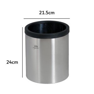 سطل استیل هتلی/اداری  ۵ لیتری 507S - استیل