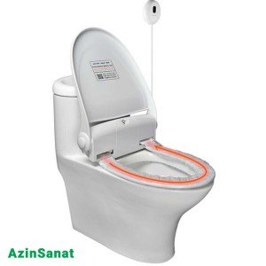 دستگاه رول توالت فرنگی گرمکن دار NS100E