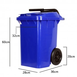 سطل زباله 60 لیتری چرخدار