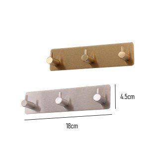 رخت آویز سه شاخه R3300 -طلایی