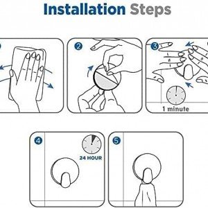 قلاب رخت آویز تکی  H44 - استیل