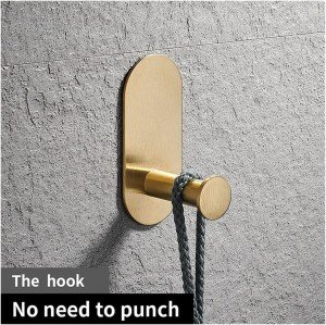 ست لوازم سرویس بهداشتی چسبی K42 - طلایی