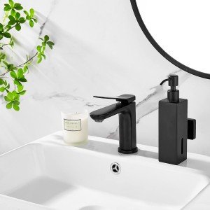 جاصابون دیواری چهارگوش Q510 - مشکی