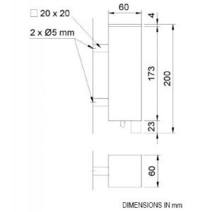 صابون ریز استیل کوچک NOFER 03025.S