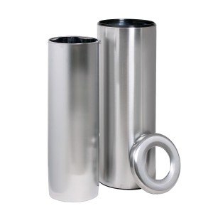 سطل زباله دریچه بالا  SLIM 200 - استیل