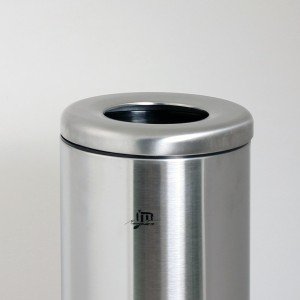 سطل زباله دریچه بالا  SLIM 200 - استیل