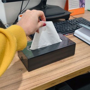 مخزن دستمال کاغذی رومیزی F1-مشکی