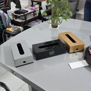 مخزن دستمال کاغذی رومیزی F1-طلایی