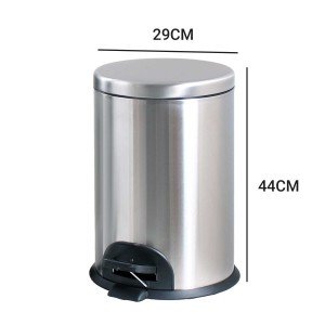 سطل زباله استیل پدالدار 20 لیتری CE-2000 - ‌آرام بند