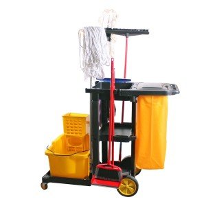 ترالی نظافتی با لوازم مدل 350