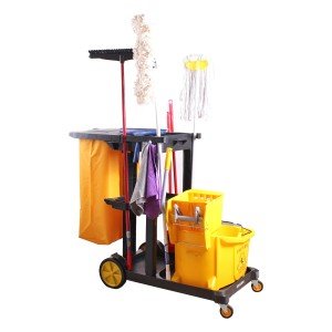 ترالی نظافتی با لوازم مدل 350