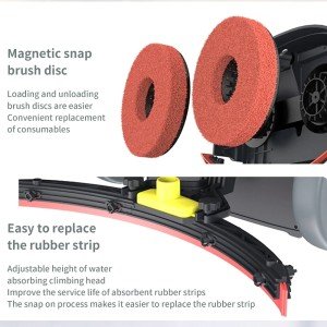 اسکرابر کفشوی کوچک باطری دار  GREEN MINI 38-B