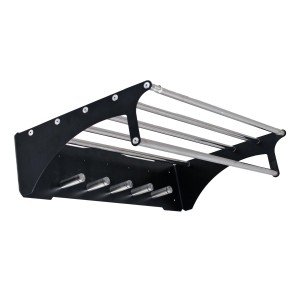 رخت آویز دیواری ثابت  J610 - مشکی