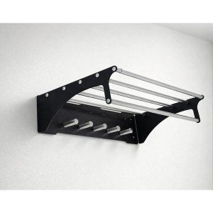 رخت آویز دیواری ثابت  J610 - مشکی