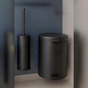 سطل و برس دیواری CE375 - مشکی