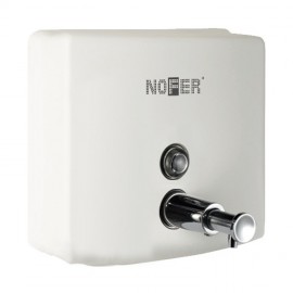 صابون ریز دستی مربعی Nofer INOX 03004-W سفید