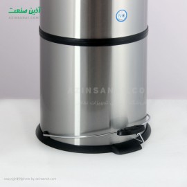 سطل زباله استیل پدالدار 30 لیتری CE-3000 - ‌آرام بند