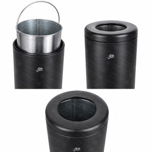سطل زباله دریچه بالا SLIM 210 - مشکی
