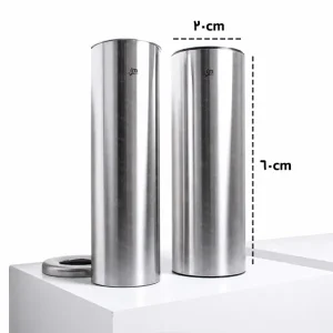 سطل زباله دریچه بالا  SLIM 200 - استیل