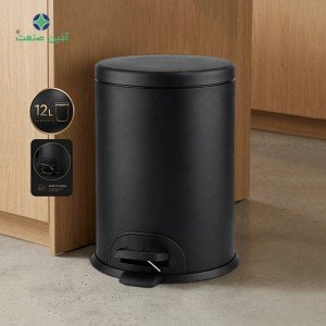 سطل پدالدار ۱۲ لیتری CE1210 - مشکی