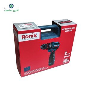 دریل شارژی موتور براشلس رونیکس 8661 - دوباطری