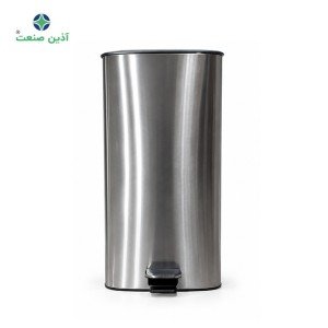 سطل پدالدار مربع SQ30L - استیل مات