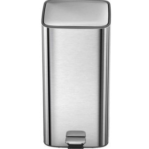 سطل پدالدار مربع SQ30L - استیل مات