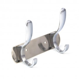 رخت آویز دو شاخه استیل CE2