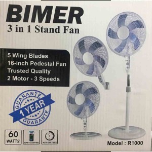 پنکه پایه بلند ایستاده مدل BIMER 1000N