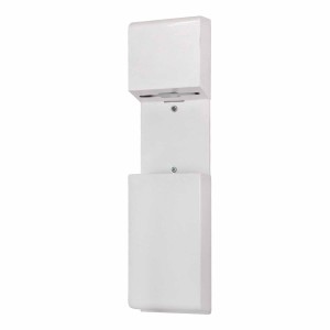 پکیج مخزن دستمال و سطل زباله روکار J4(سفید)