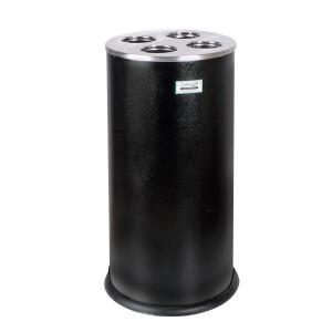 سطل لیوان یکبار مصرف  استیل 108(مشکی)