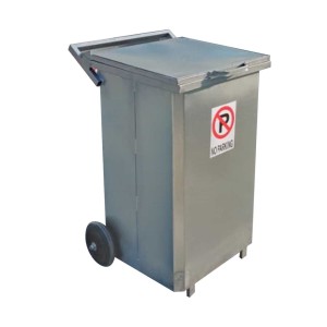 سطل زباله 200 لیتری فلزی