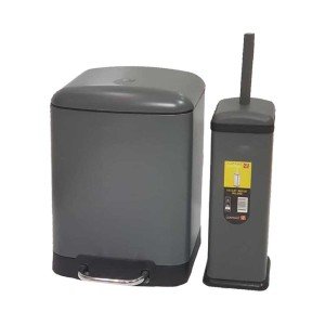 سطل و برس چهارگوش M8-طوسی