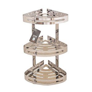 کنج 3 طبقه تمام استیل براق مدل203SS