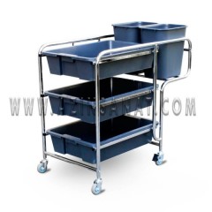 ترولی رستورانی جمع آوری ظروف مدل 520