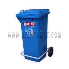 مخزن زباله 240 لیتری پدالدار