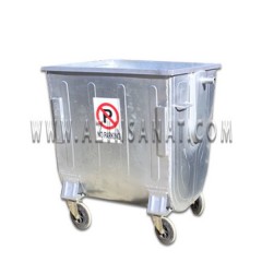 مخزن زباله 770 لیتری قوس دار بدون درب ( با ورق 1.5)
