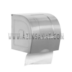 جا دستمال رولی استیل کوچک (مات) W2