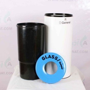 سطل اداری 30 لیتری مدل MA-545W -سفید