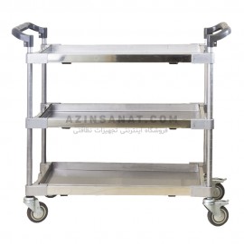 ترالی سه طبقه استیل مدل 730